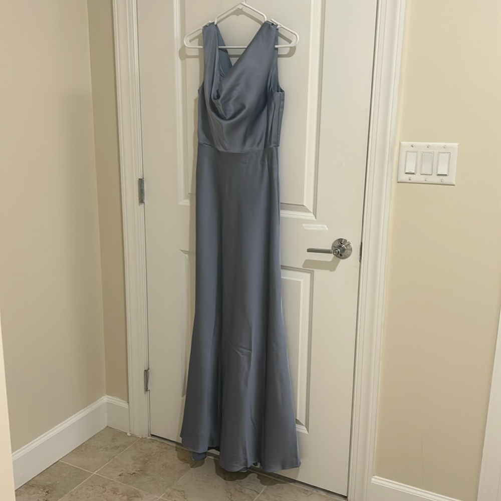Brand new without tags AW Bridal Maura dress in dusty blue